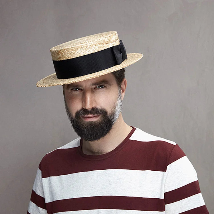 Classic Boater Panama Hat