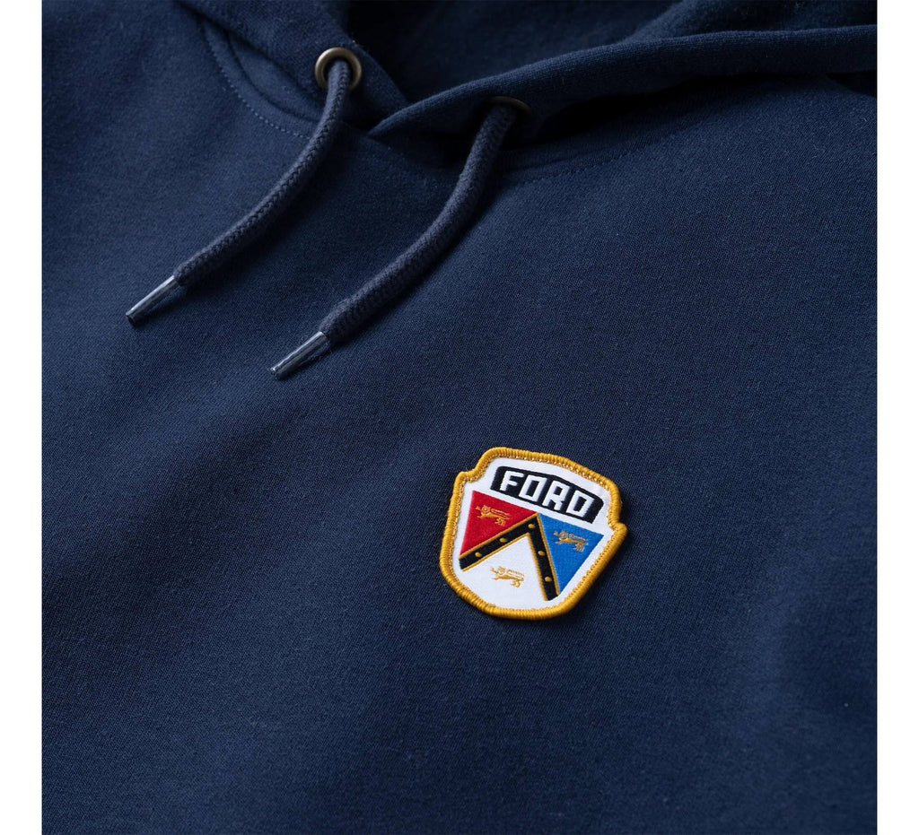 Men's Graphic Pullover Hoodie - Navy