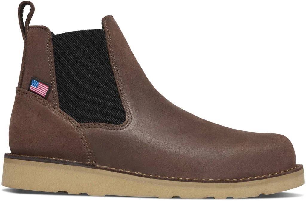 Men's Suede Chelsea Boot - Brown