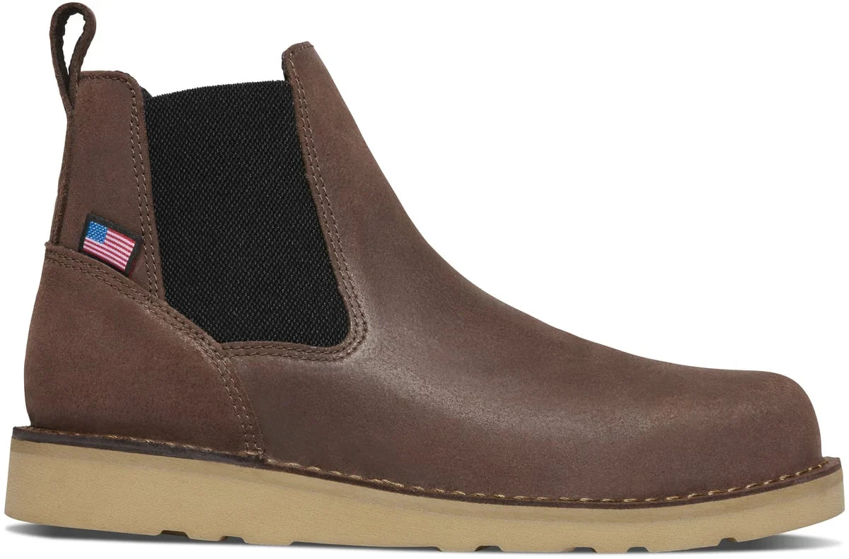 Men's Suede Chelsea Boot - Brown