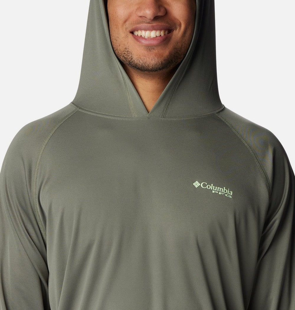 Men's Long-Sleeve Sun Hoodie - Gray