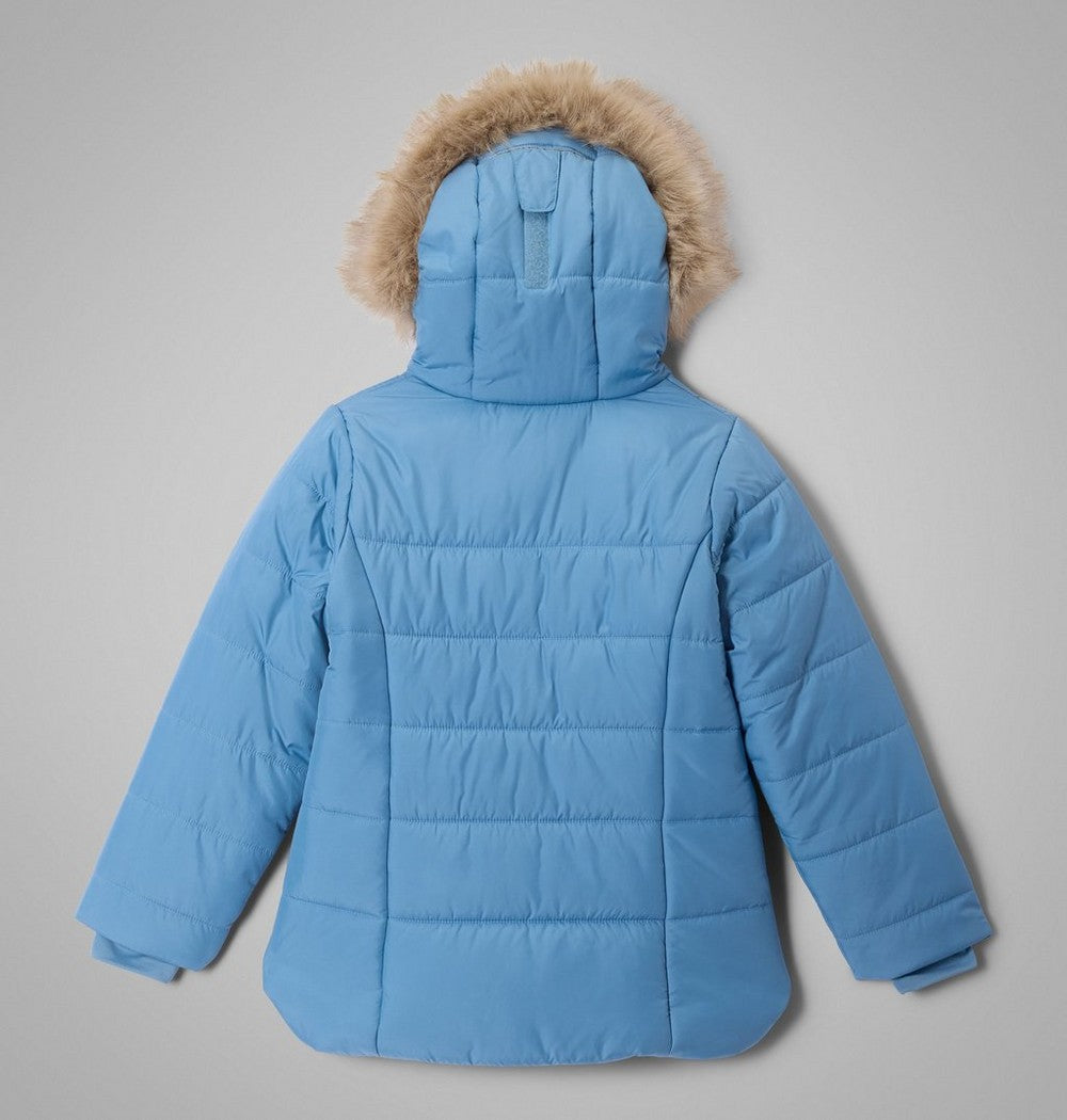 Girls' Insulated Hooded Jacket - Wine