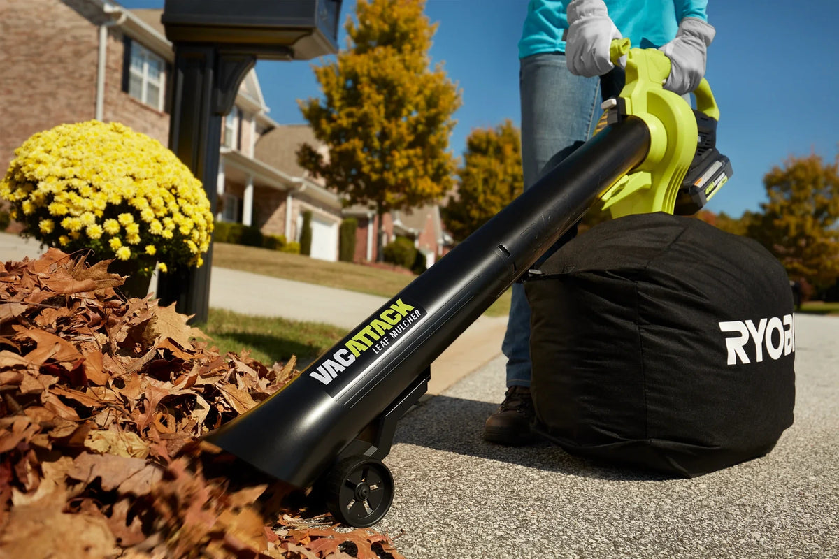40V Cordless Leaf Vacuum & Mulcher Kit