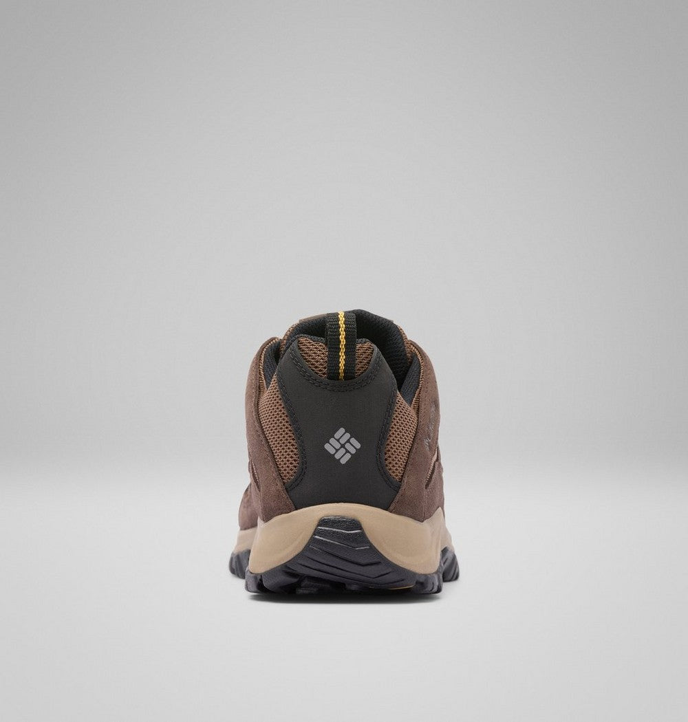 Men's Leather And Mesh Hiking Shoes - Gray