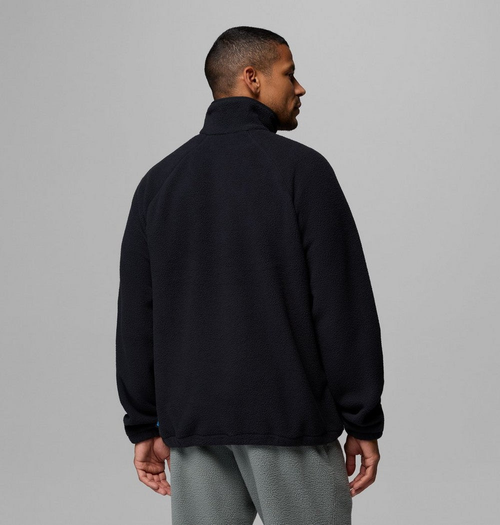 Men's Fleece Half-Zip Pullover - Dark Grey
