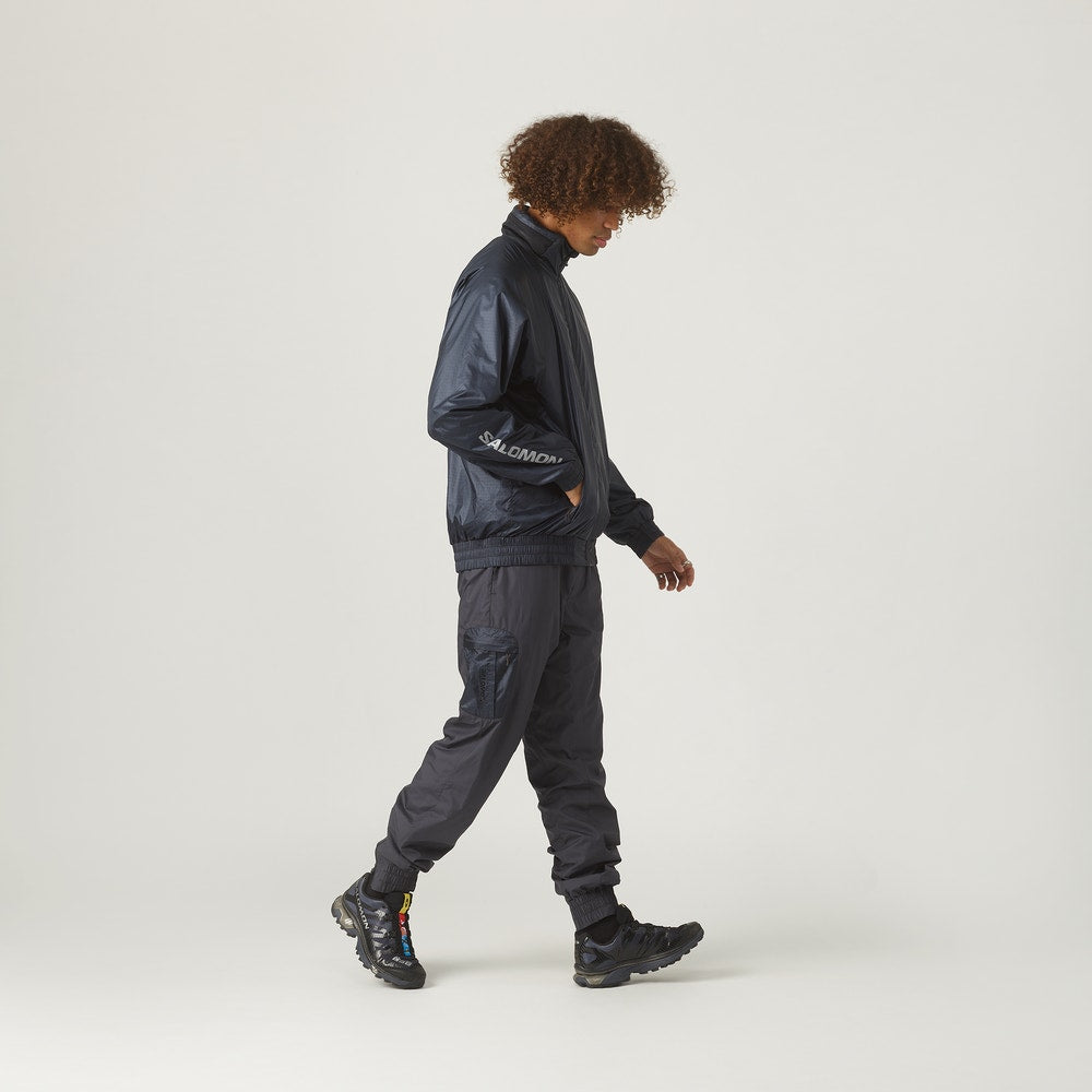 Cushioned Retro Sneakers - Black