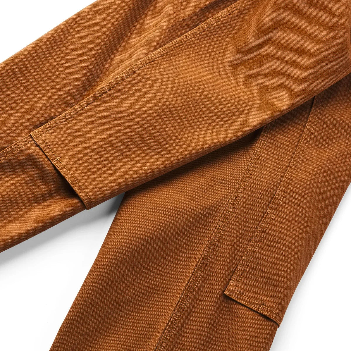 Double-Knee Duck Canvas Work Pants - Tan