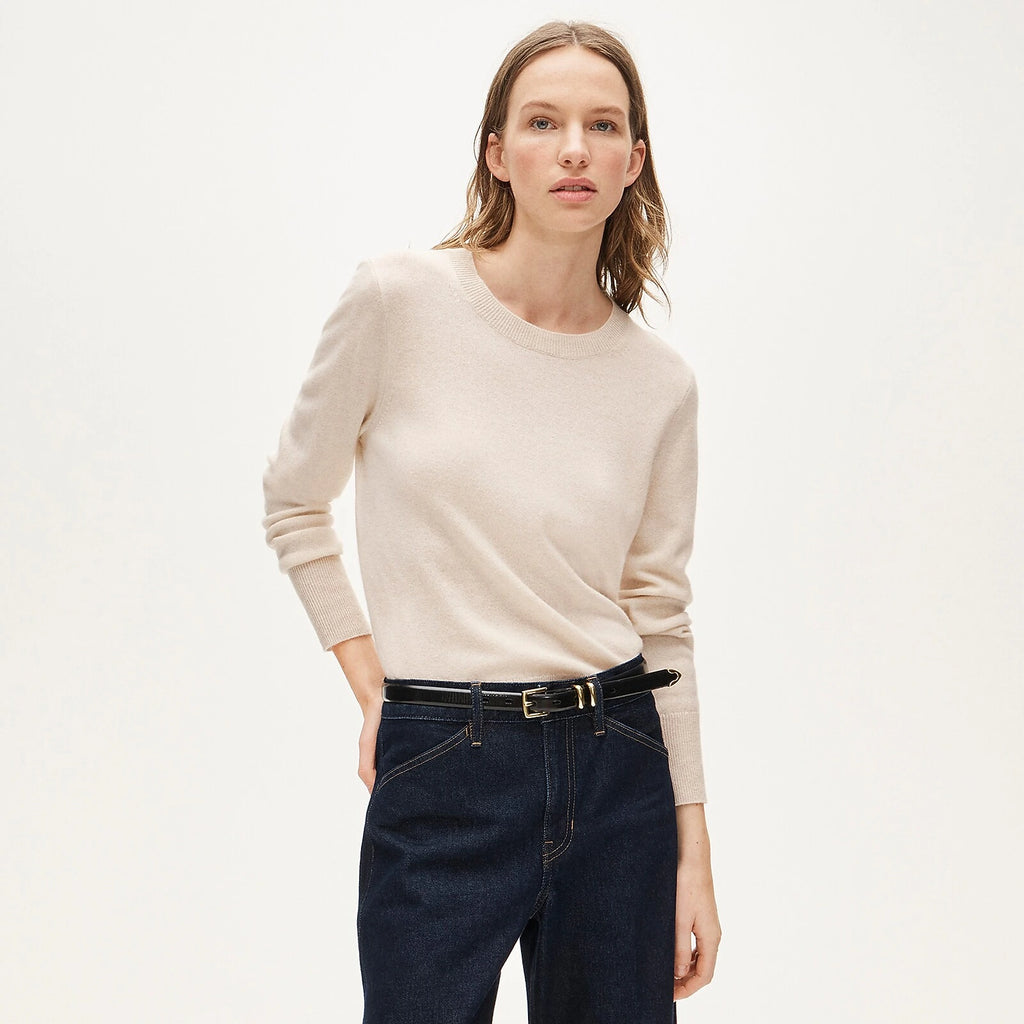 Cashmere Classic-Fit Crewneck Sweater - Black