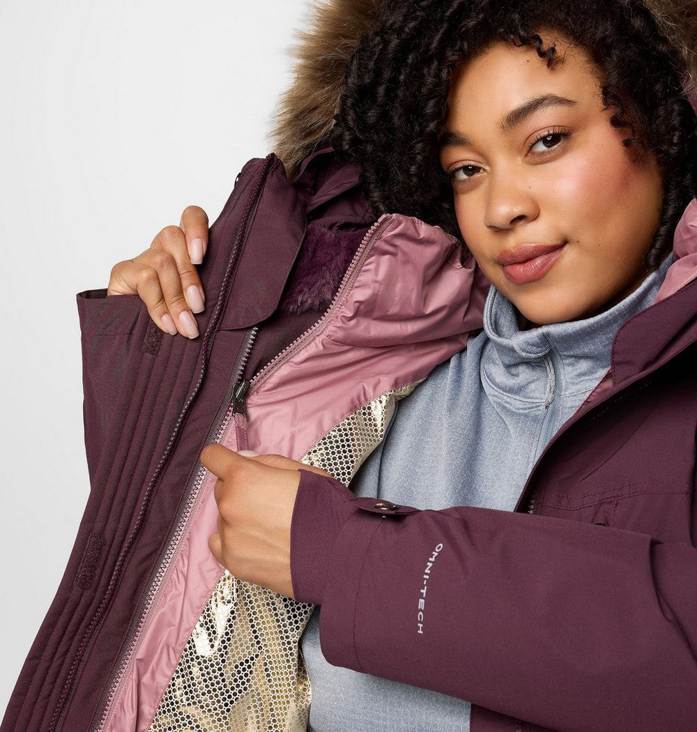 Women's Plus 3-In-1 Hooded Winter Jacket - Green