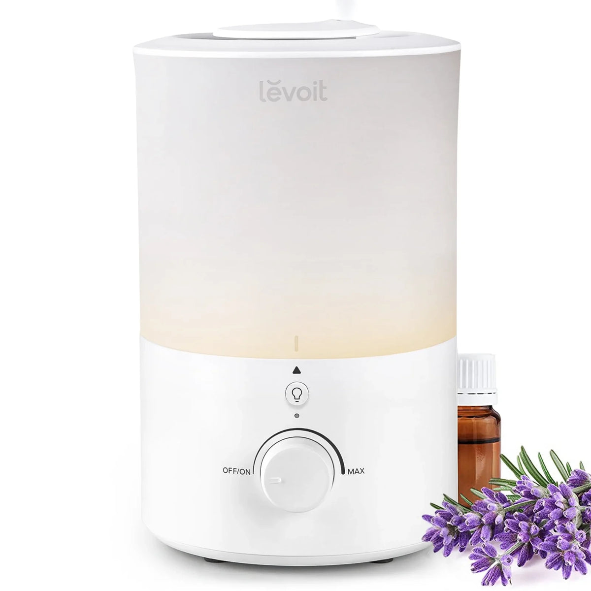Top-Fill Ultrasonic Cool Mist Humidifier - White