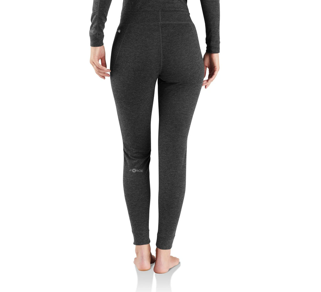 Women's Midweight Poly-Wool Thermal Leggings - Black