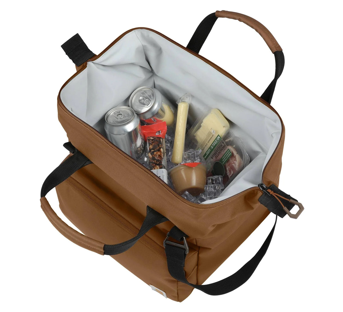 Insulated Soft-Sided Lunch Cooler - Brown