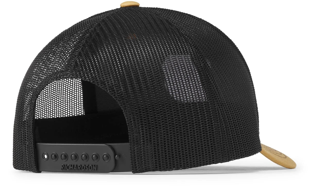 Mesh-Back Trucker Cap - Biscuit Black