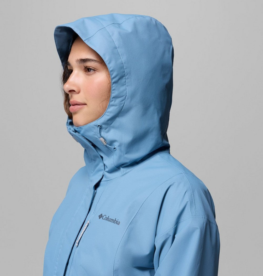Women's Waterproof Rain Jacket - Coral