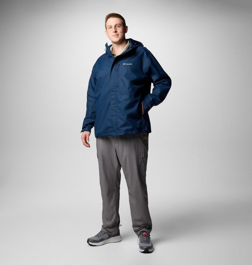 Men's Big Waterproof Rain Jacket - Red