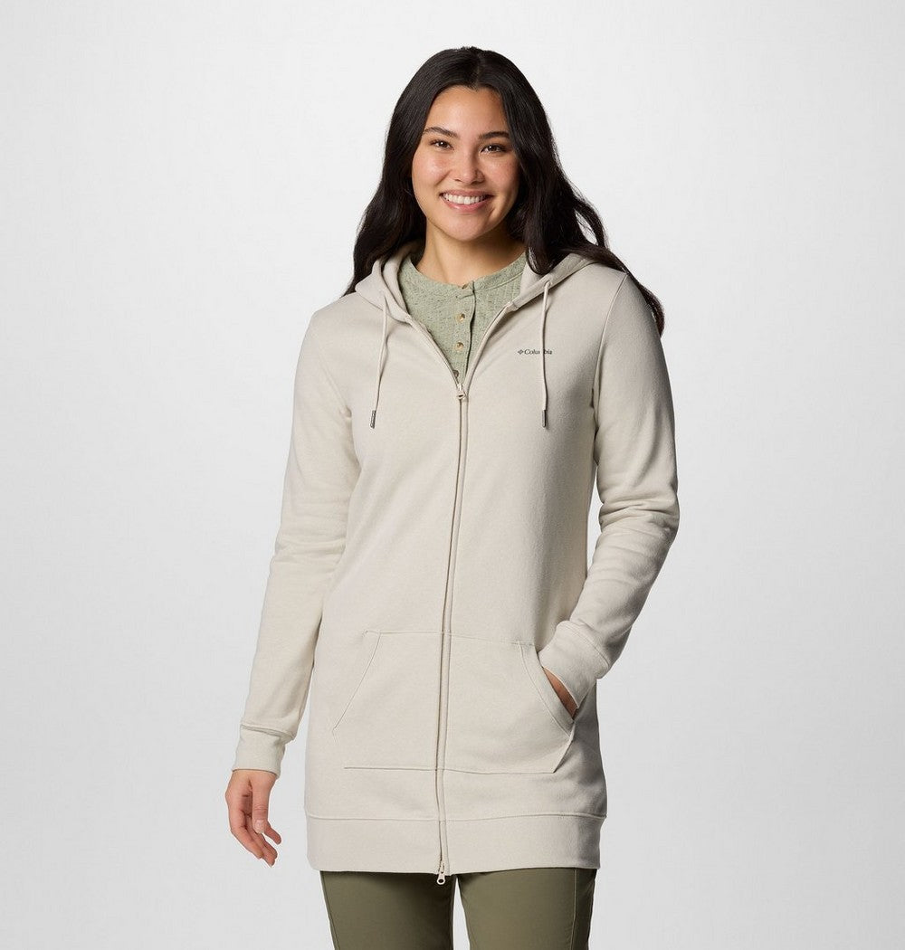 Women's Long Full-Zip Hoodie - Blue