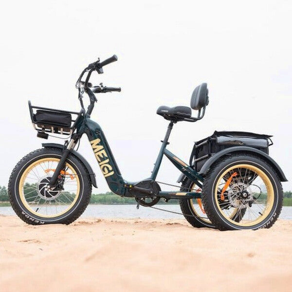DWMEIGI Silverado 20 Foldable Fat Tire Electric Trike 48V/14AH 750W, 330LBS - MG2301