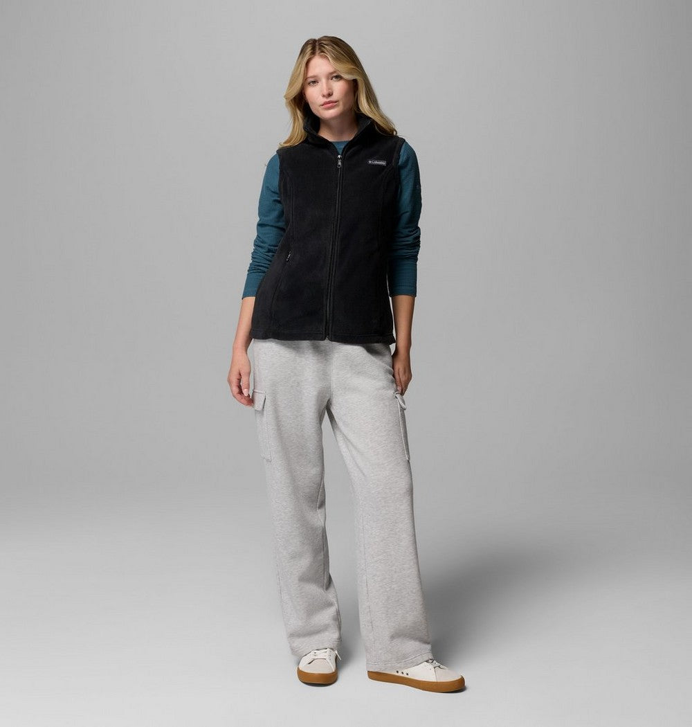 Women's Fleece Vest - Chalk