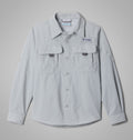 Boys' Long Sleeve Fishing Shirt - Grey