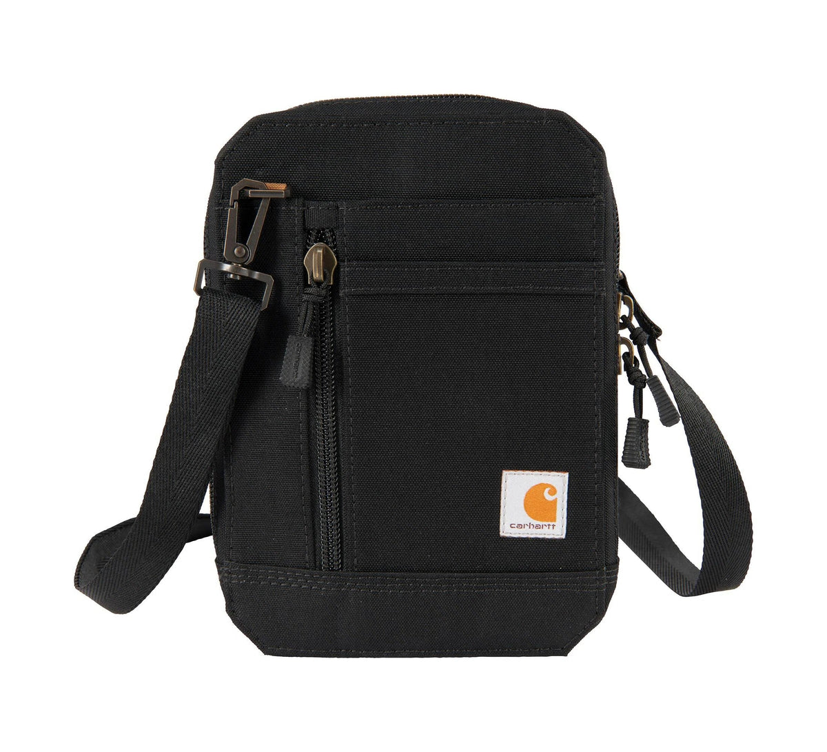 Nylon Crossbody Wallet - Black