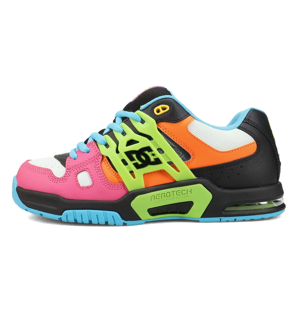 Men's Cushioned Mesh Sneakers - Black Multi