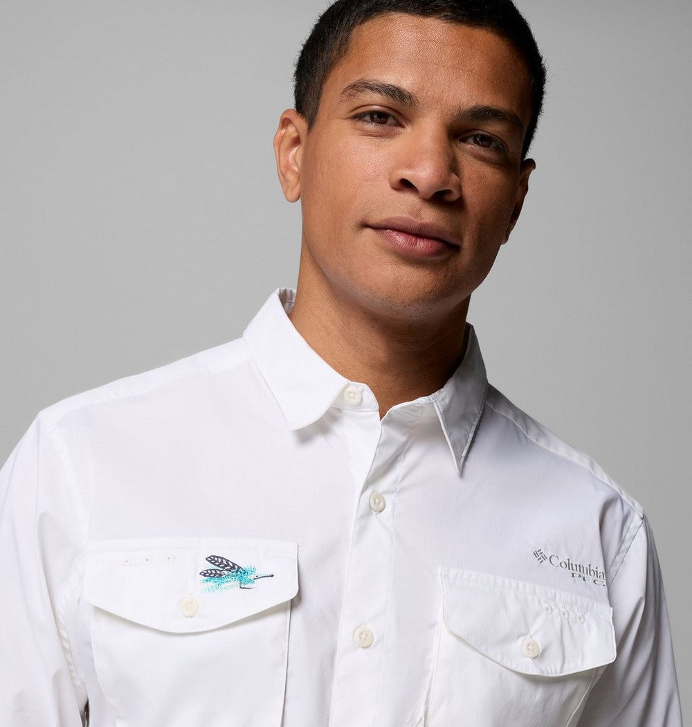 Men's Short Sleeve Fishing Shirt - Teal