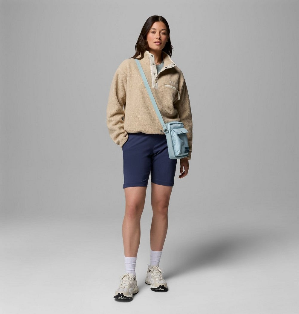 Women's Cropped Half-Snap Fleece Pullover