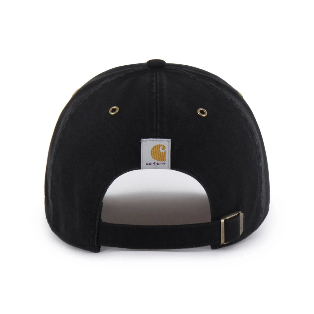 Relaxed Baseball Cap With Embroidered Team Logo - Black