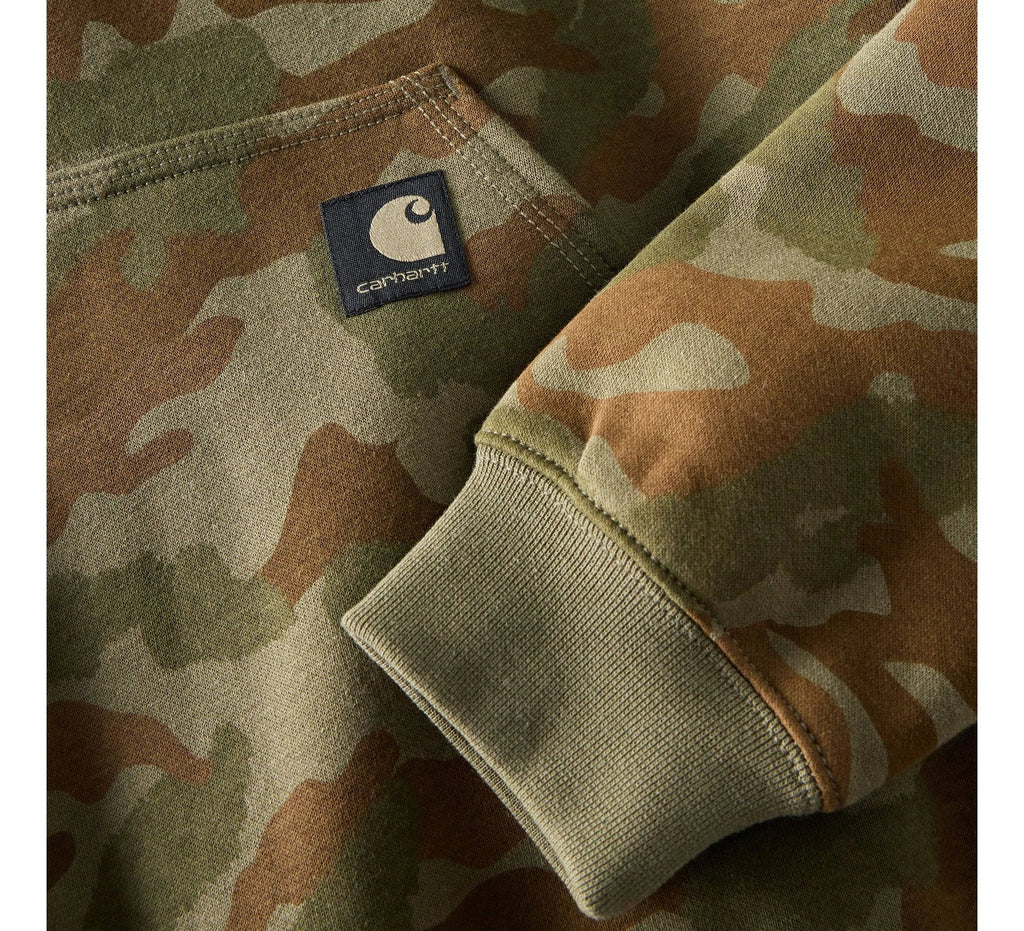 Men's Camo Pullover Hoodie - Green