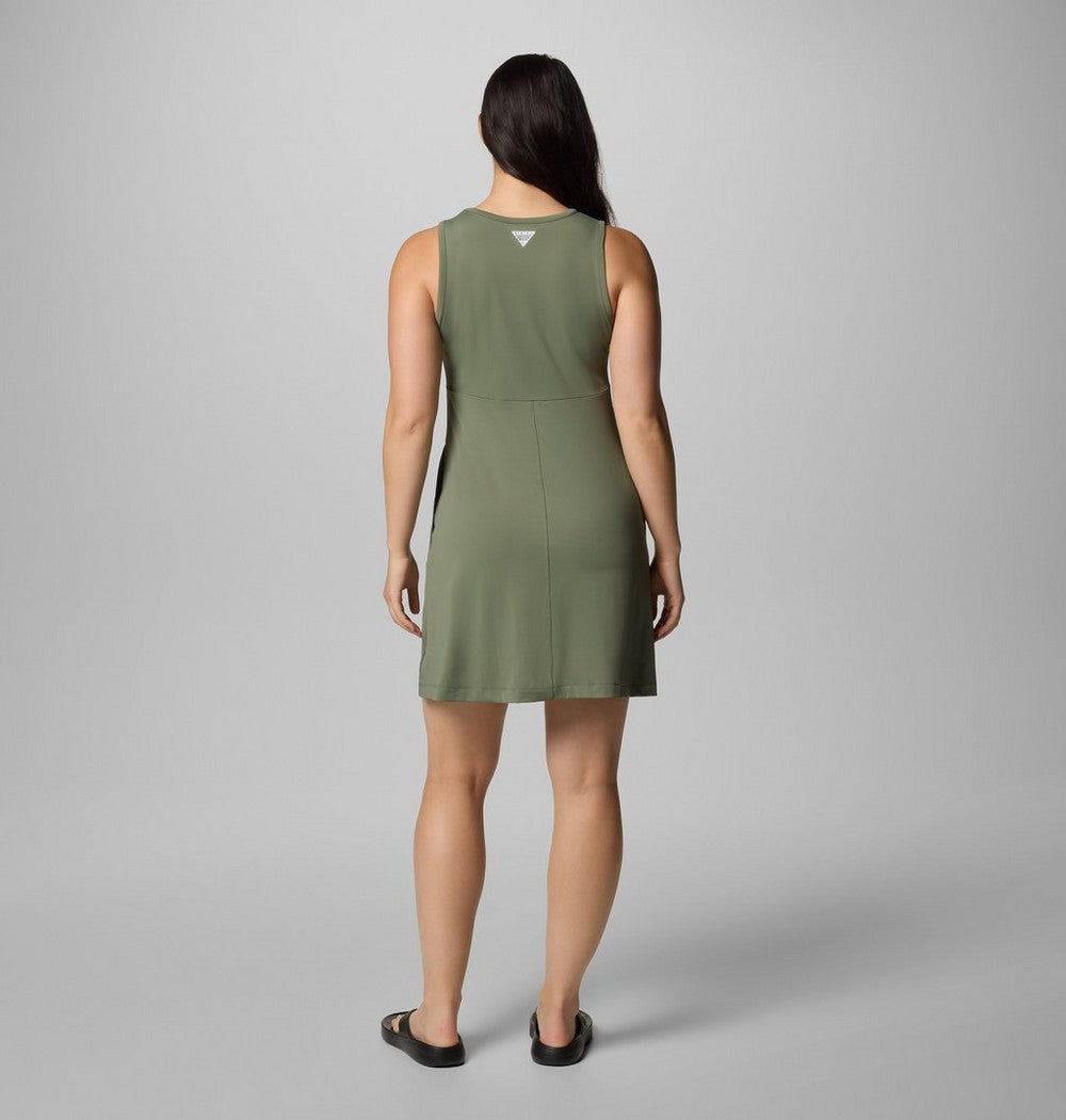 Women's UPF 50 Tank Dress - Gray Print