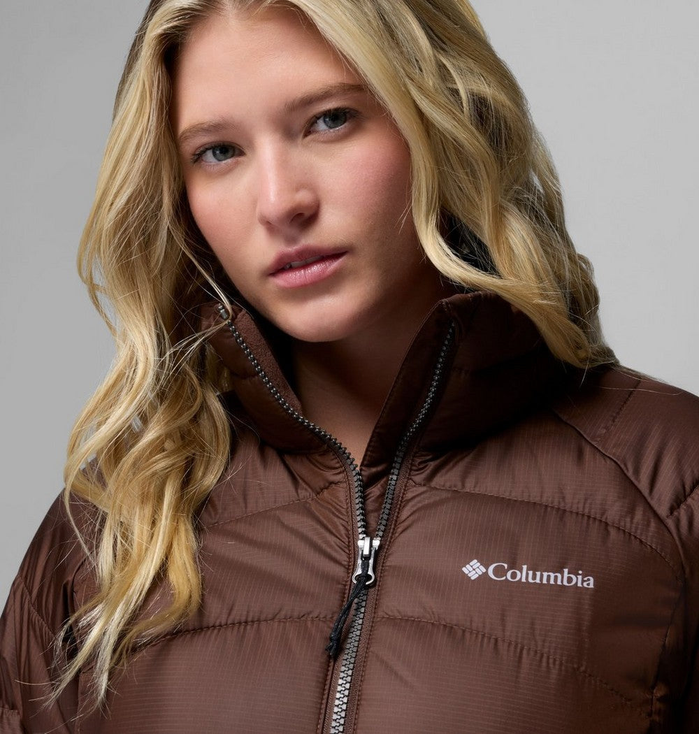 Women's Water-Resistant Insulated Jacket - Brown