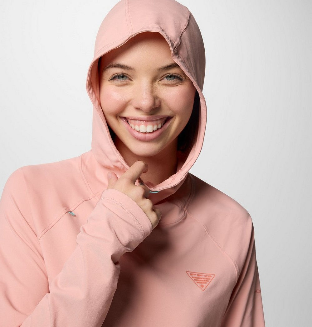 Women's UPF 50 Sun Hoodie - Pink