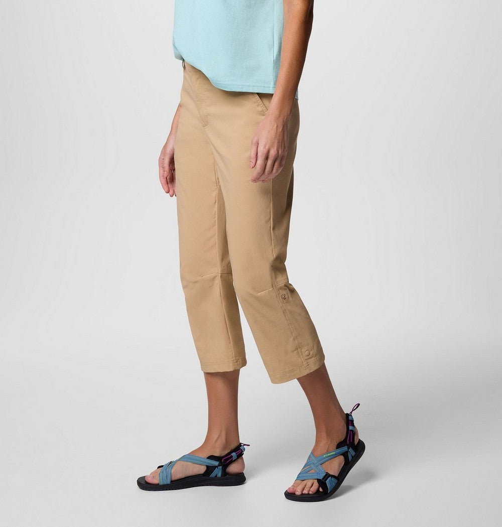 Women's UPF 50 Hiking Capris - Tan