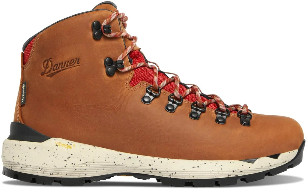 Women's Waterproof Hiking Boot - Mocha Brown Red