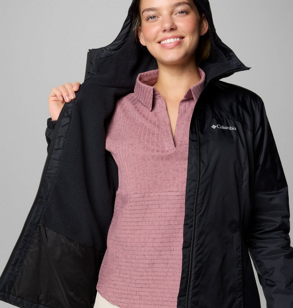 Women's Sherpa-Lined Insulated Jacket - Green