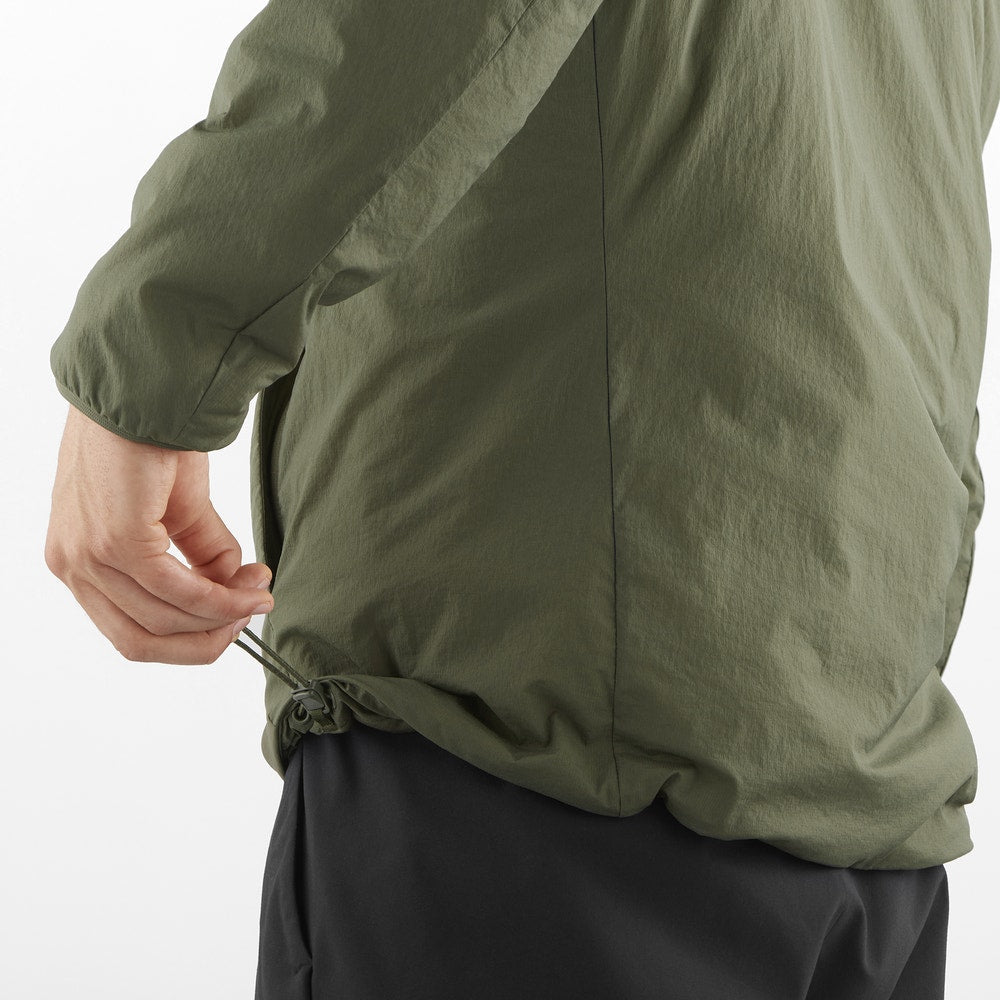 Men's Insulated Hooded Jacket - Gray