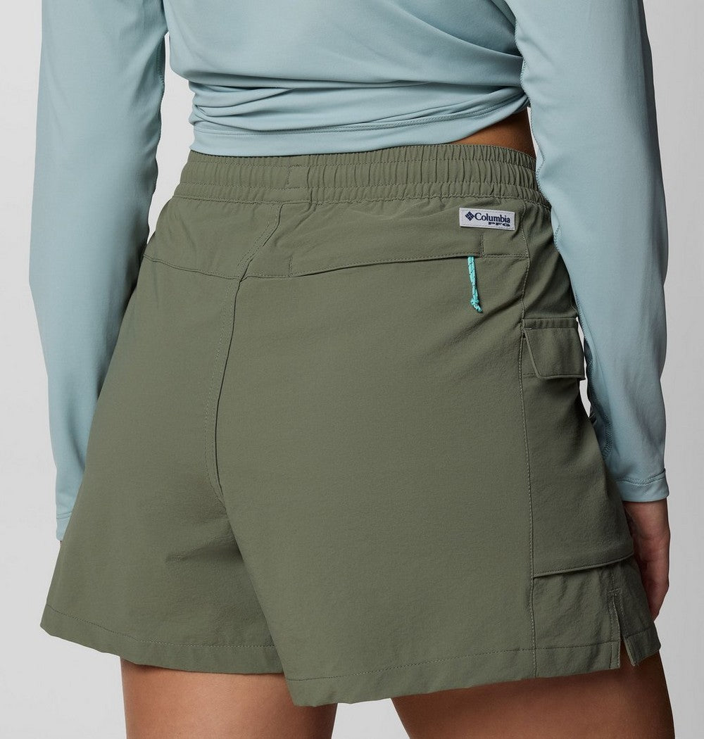 Women's Stretch Fishing Shorts - Green