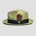 Miller Ranch Straw Trilby Fedora - Avocado