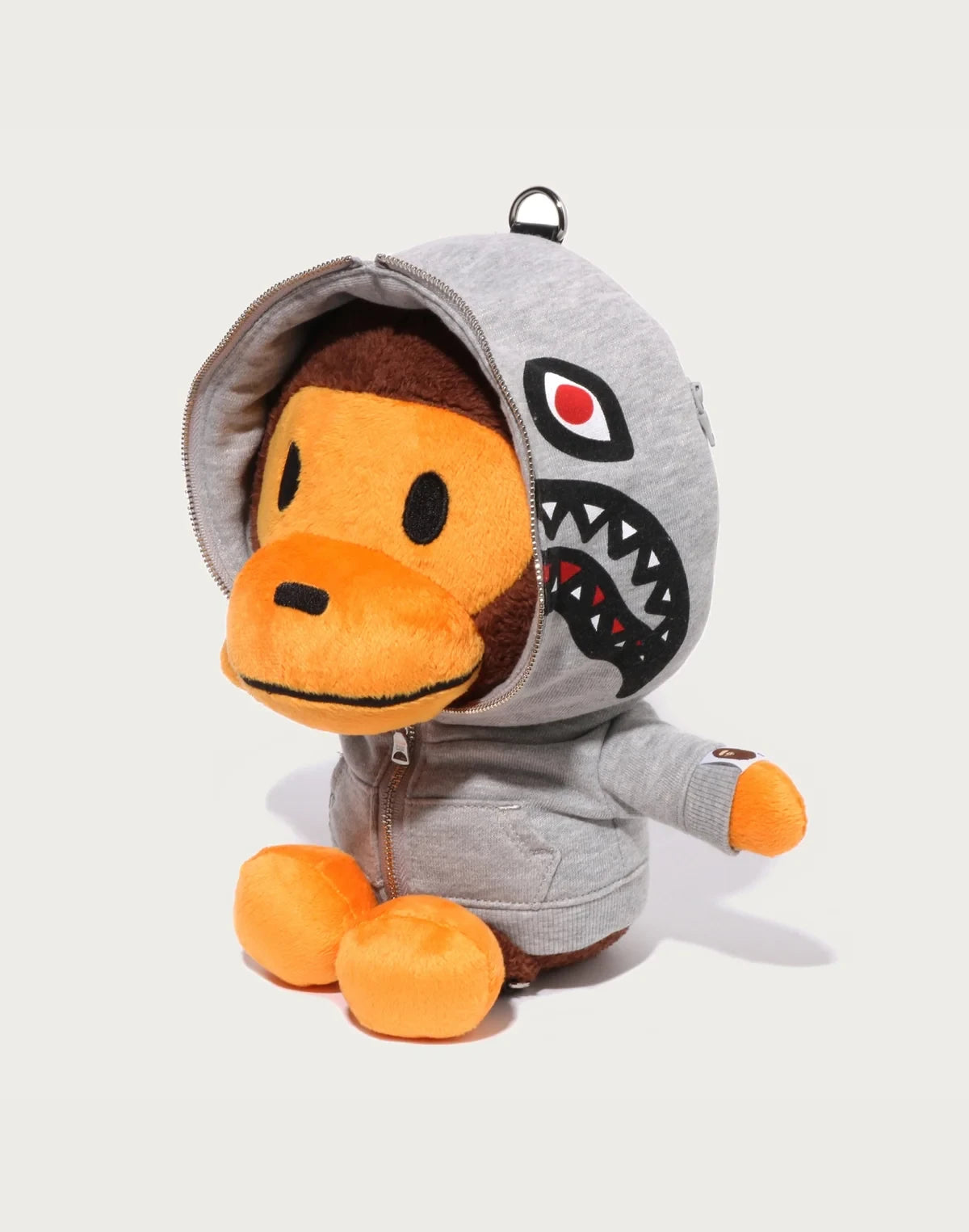 Plush Character Doll Backpack - Brown