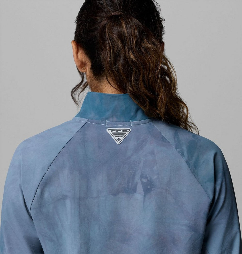 Women's Half-Zip Fishing Shirt - Pink