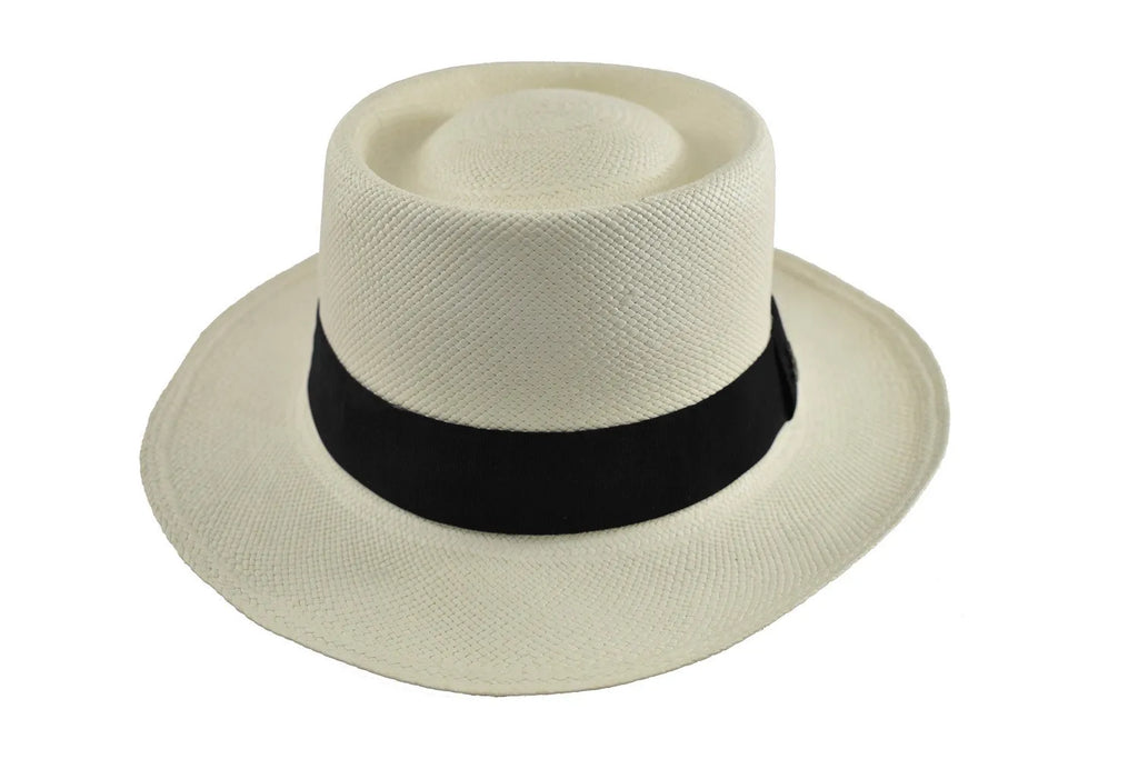 Advanced Original Panama Hat-White Oval Crown-Handwoven In Ecuador