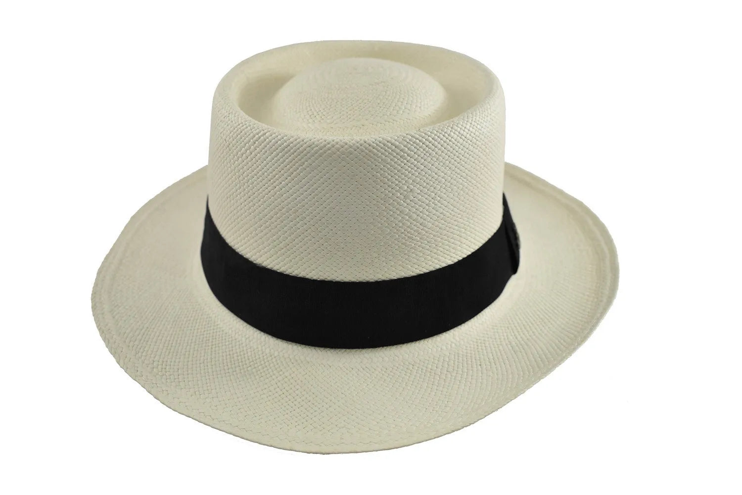 Advanced Original Panama Hat-White Oval Crown-Handwoven In Ecuador