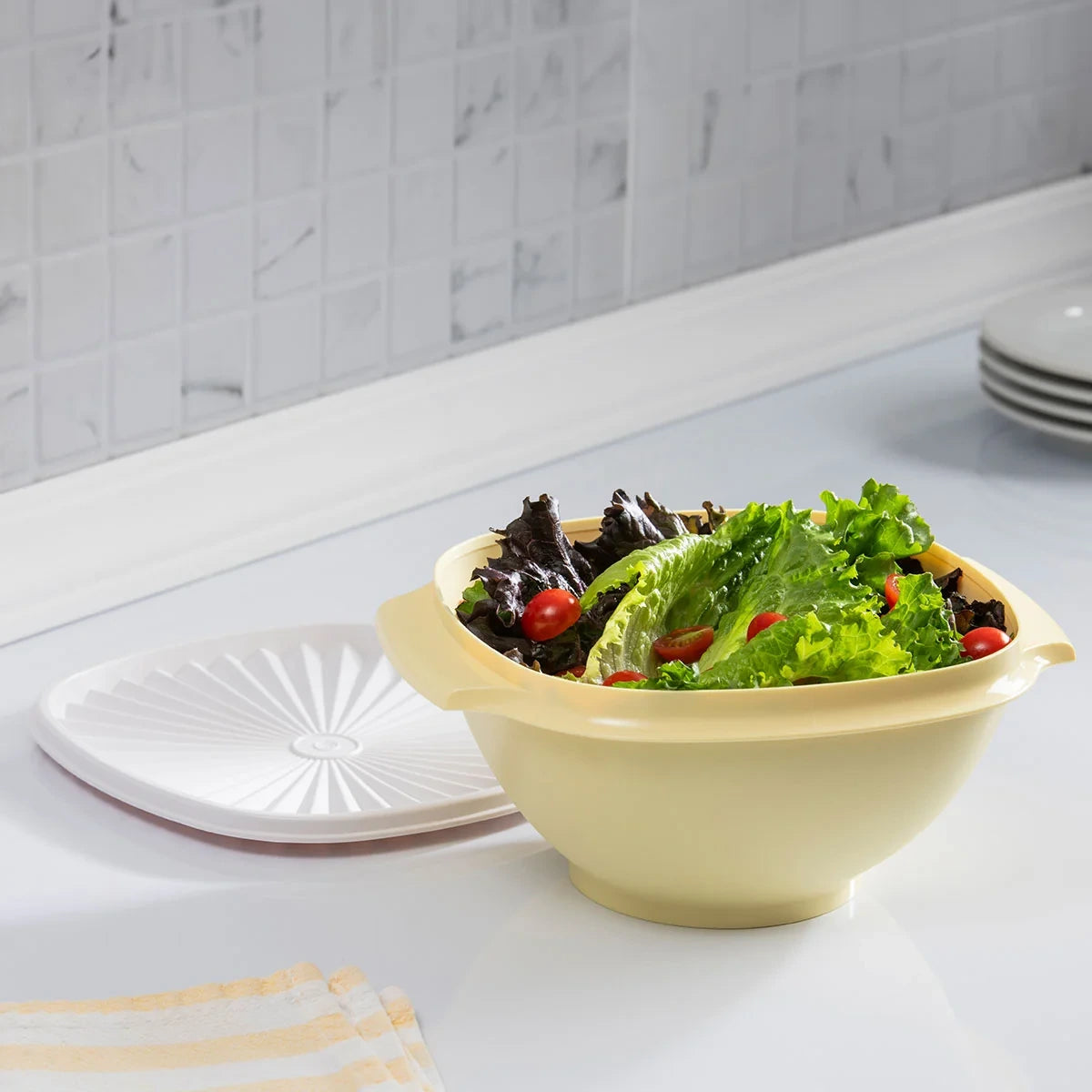 4-Piece Nesting Food Storage Bowl Set - Pastel