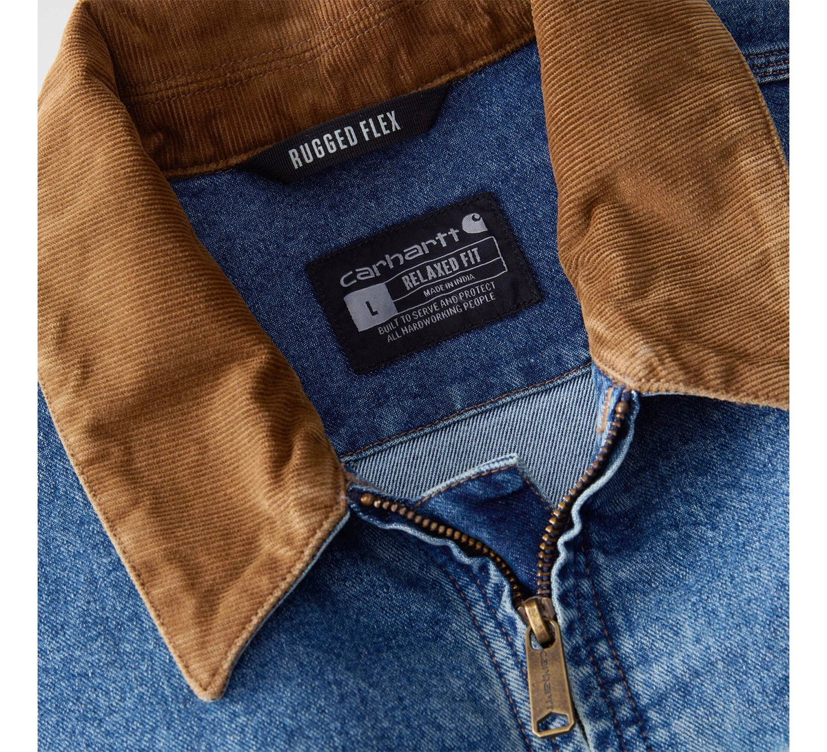 Men's Stretch Denim Work Jacket - Blue