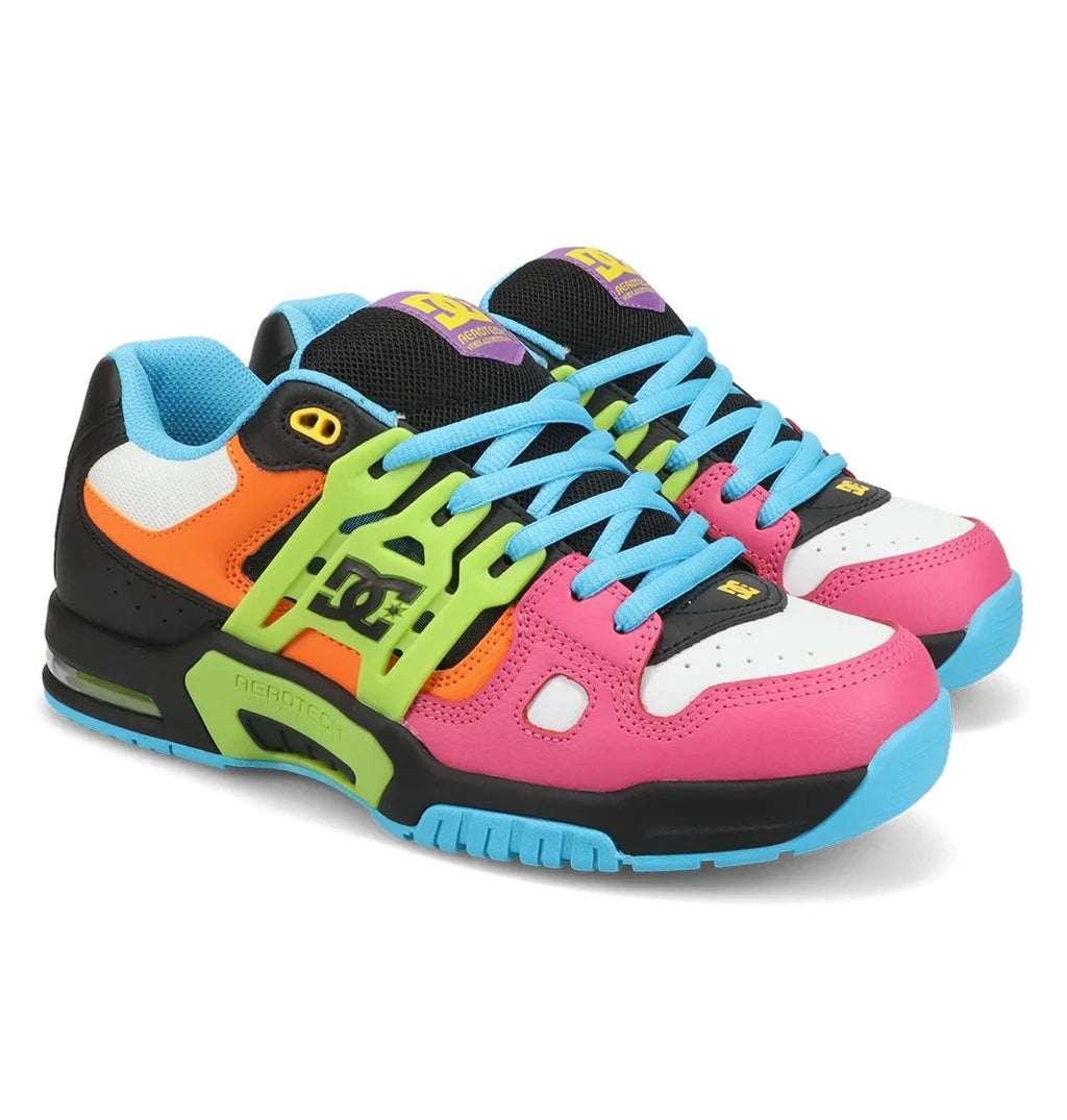 Men's Cushioned Mesh Sneakers - Black Multi