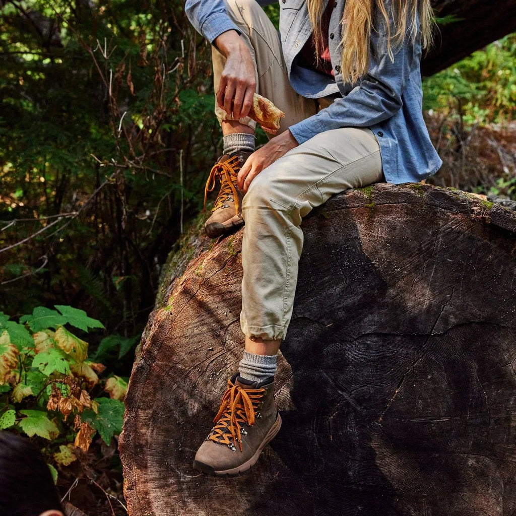 Women's Waterproof Leather Hiking Boot - Brown/Tan