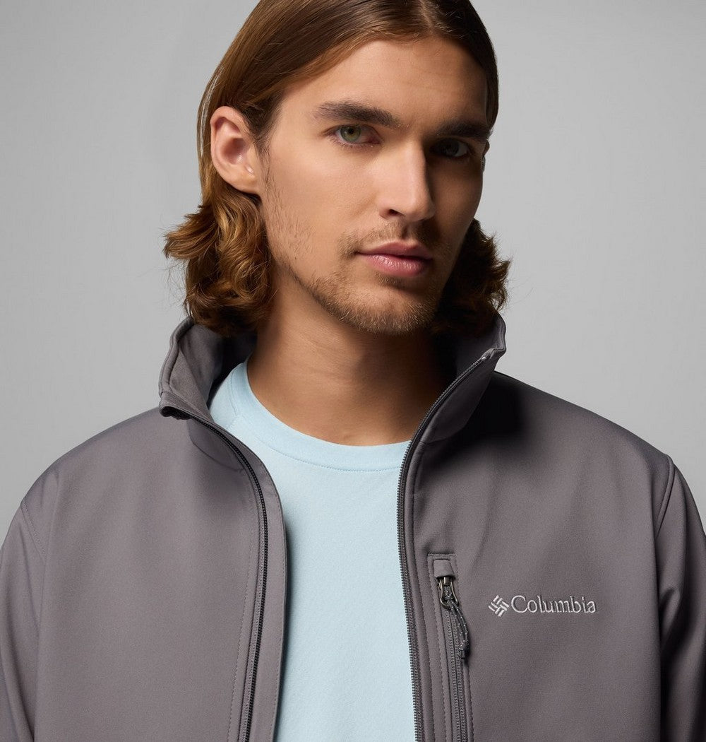 Men's Water-Resistant Softshell Jacket - Spice