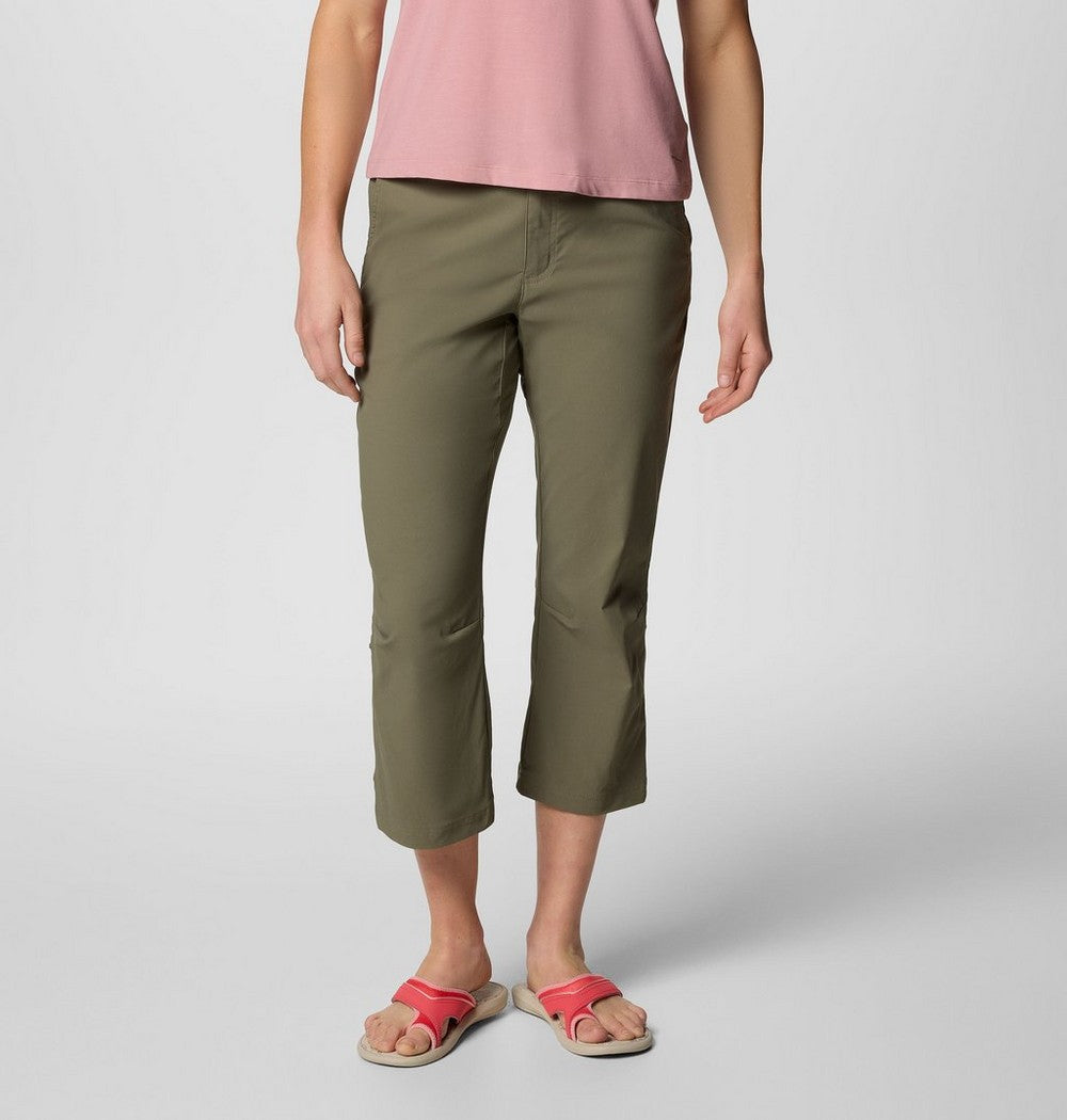 Women's UPF 50 Hiking Capris - Tan