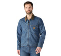 Men's Stretch Denim Work Jacket - Blue