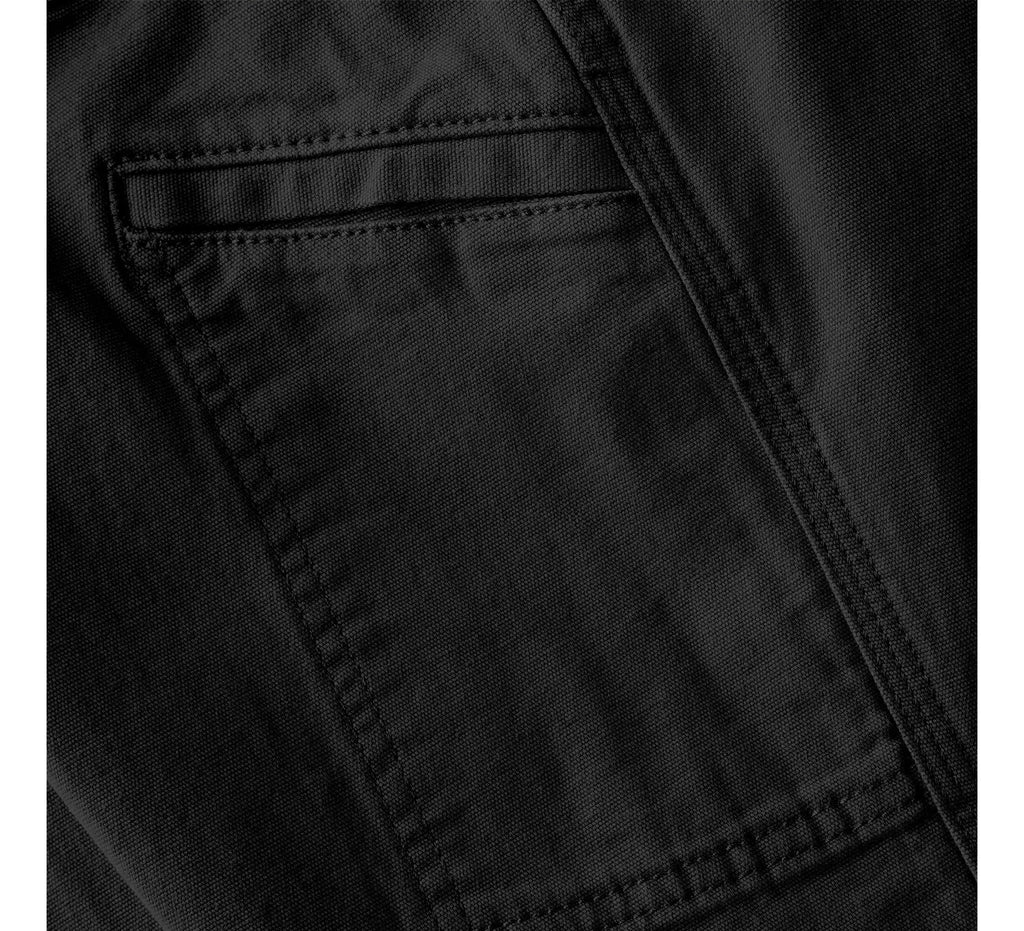 Men's Stretch Canvas Work Pants - Black